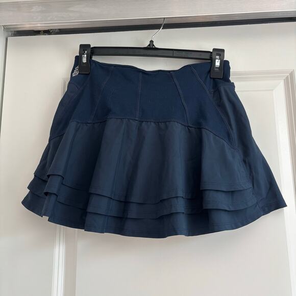 Free People Movement See You On The Court Skort Midnight Navy Athletic Tennis M - Picture 5 of 10